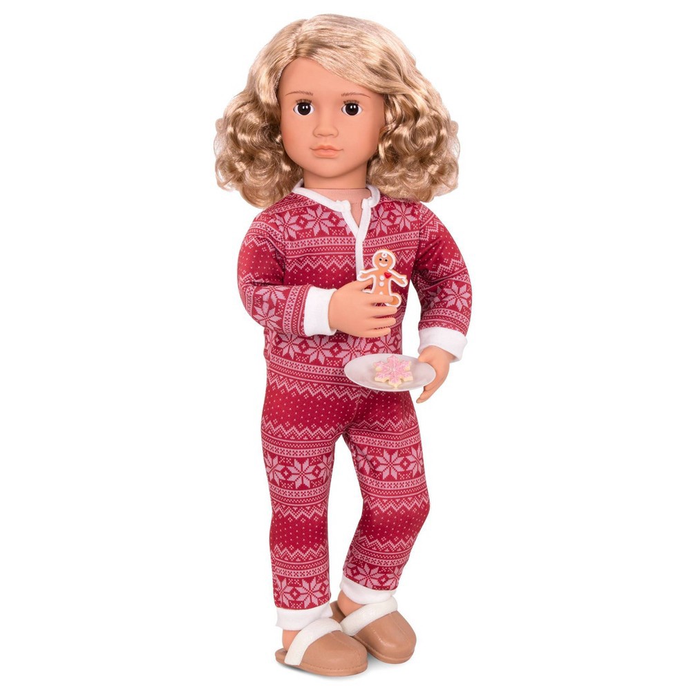 slide 4 of 7, Our Generation Noelle with Storybook & Outfit 18" Posable Holiday Doll, 1 ct