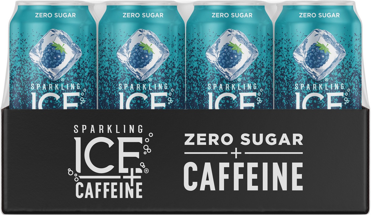 slide 1 of 10, Sparkling Ice +Caffeine Blue Raspberry - 192 fl oz, 192 fl oz