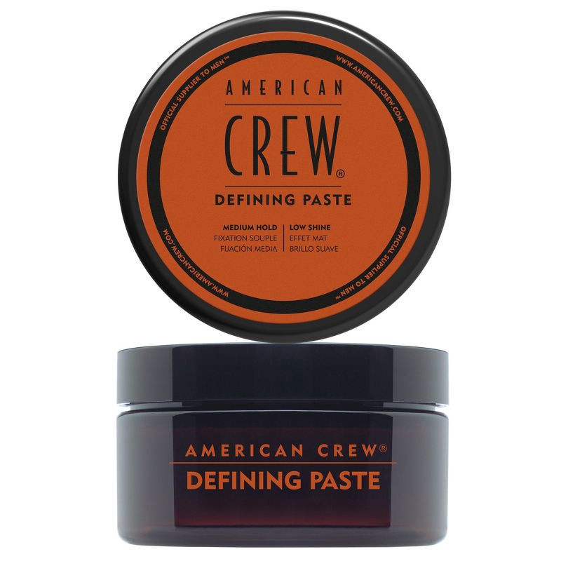 slide 2 of 8, American Crew Men's Medium Hold and Low Shine Hair Defining Hair Gel Paste - 3oz, 3 oz