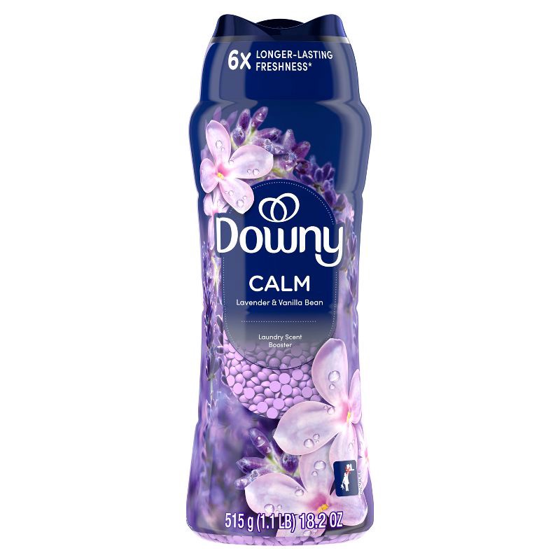 slide 9 of 11, Downy Infusions Calm Lavender & Vanilla Bean Scent In-Wash Booster Beads - 18.2z, 1 ct