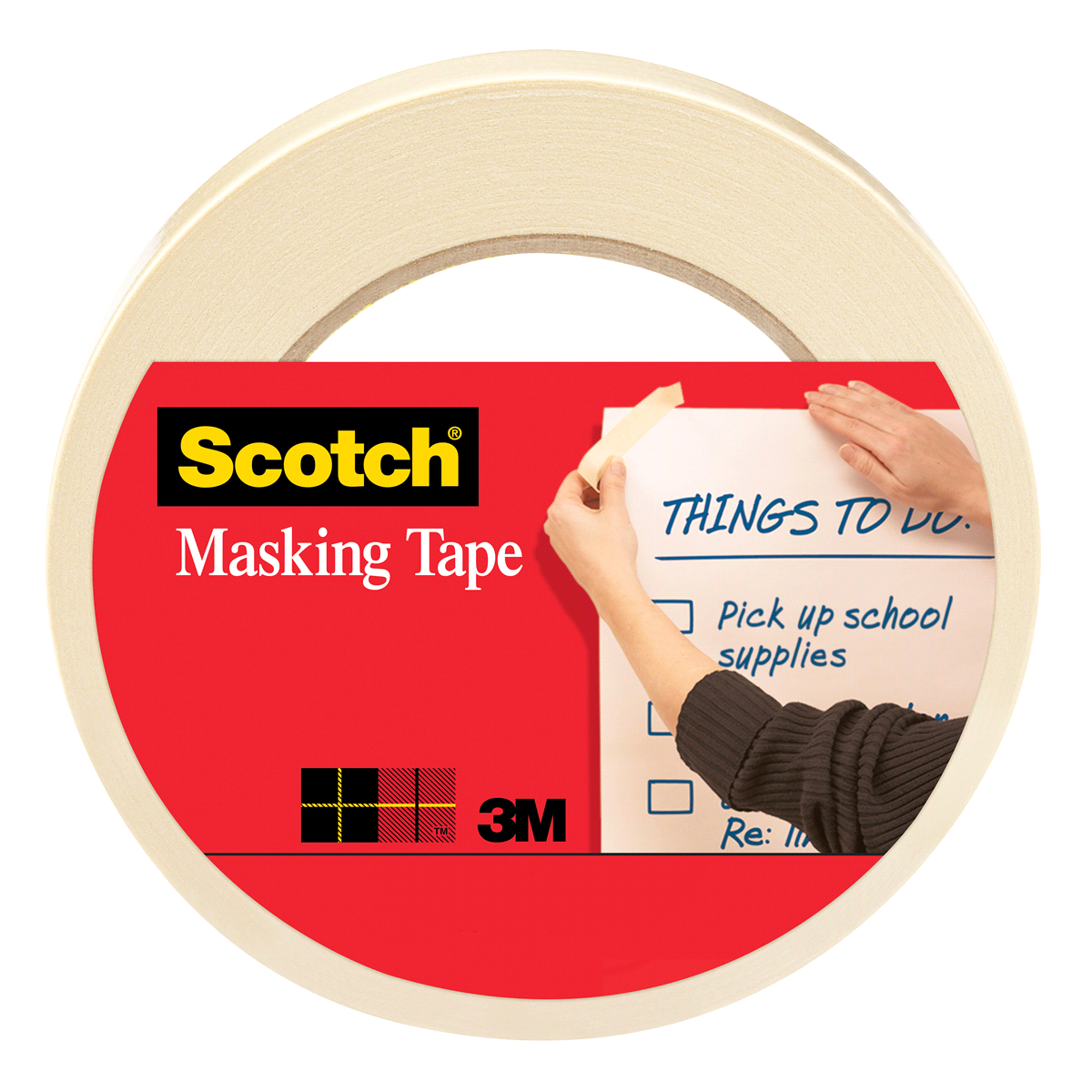 slide 1 of 1, Scotch Home & Office Masking Tape, 3/4 in x 60 yd