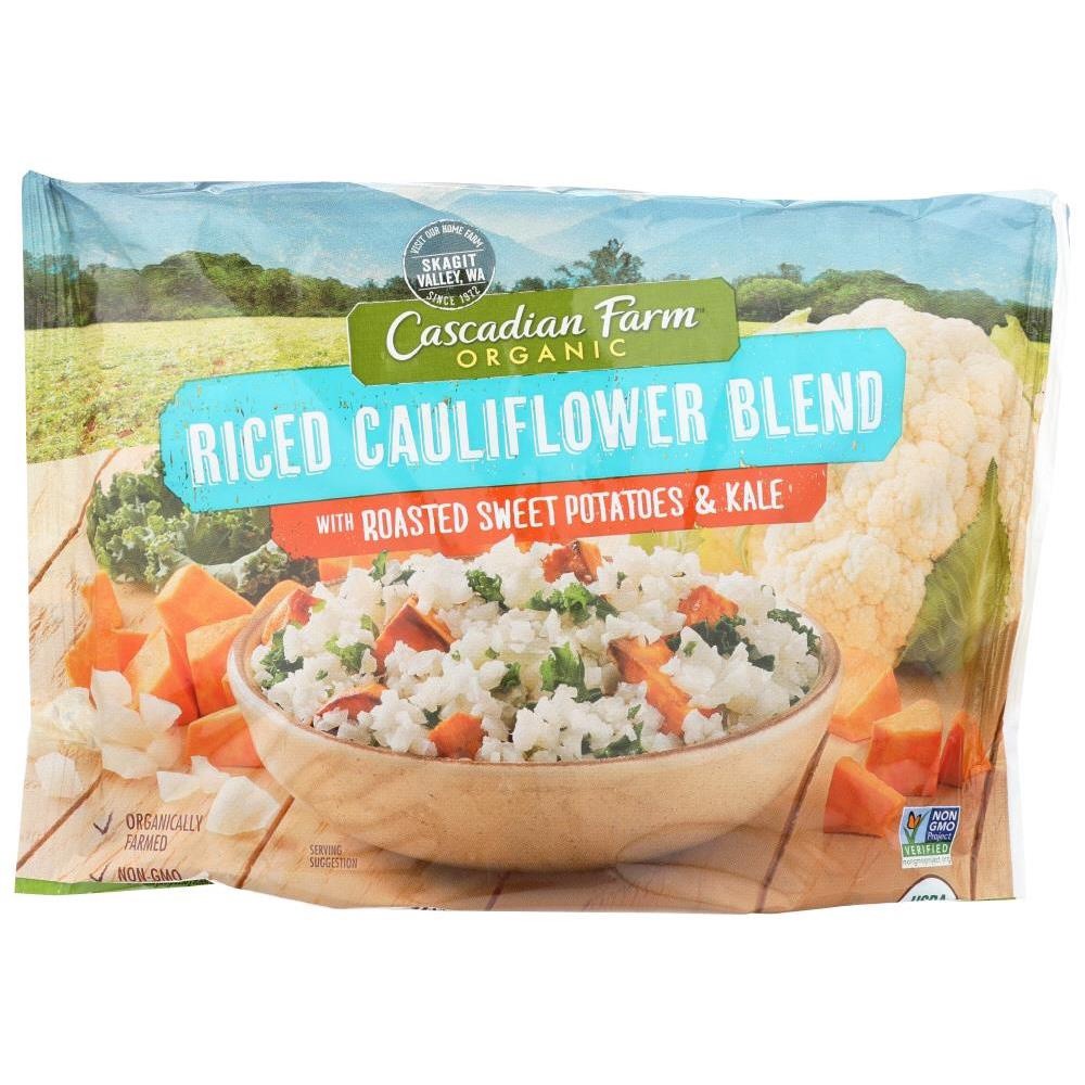 slide 1 of 1, Cascadian Farm Riced Cauliflower Blend, 12 oz