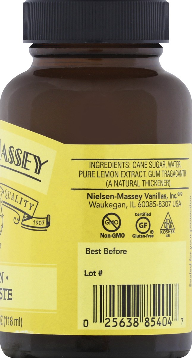 slide 6 of 9, Nielsen-Massey Nielsen Massey Lemon Paste - 4 fl oz, 4 fl oz