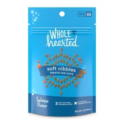 WholeHearted Savory & Tasty Soft Cat Treats - Salmon Recipe
