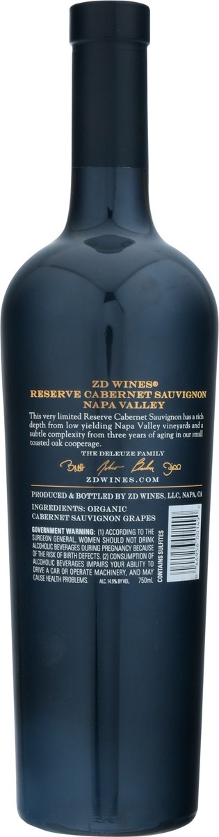 slide 8 of 13, ZD Napa Valley Cabernet Sauvignon 750 ml, 750 ml