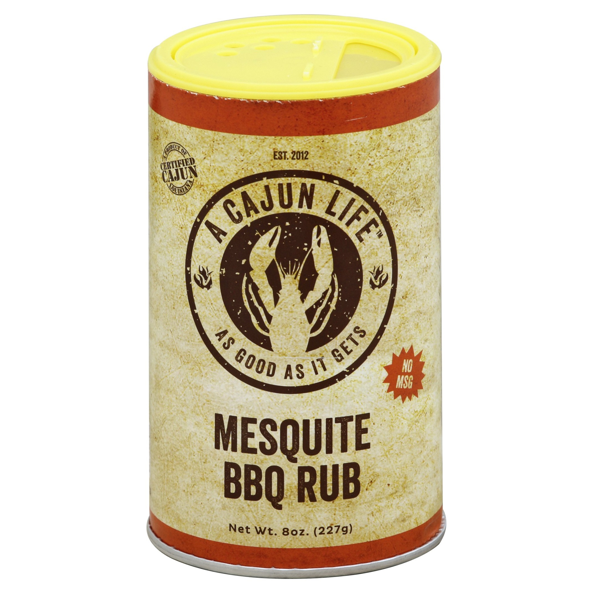 slide 1 of 1, A Cajun Life Mesquite BBQ Rub Seasoning, 8 oz