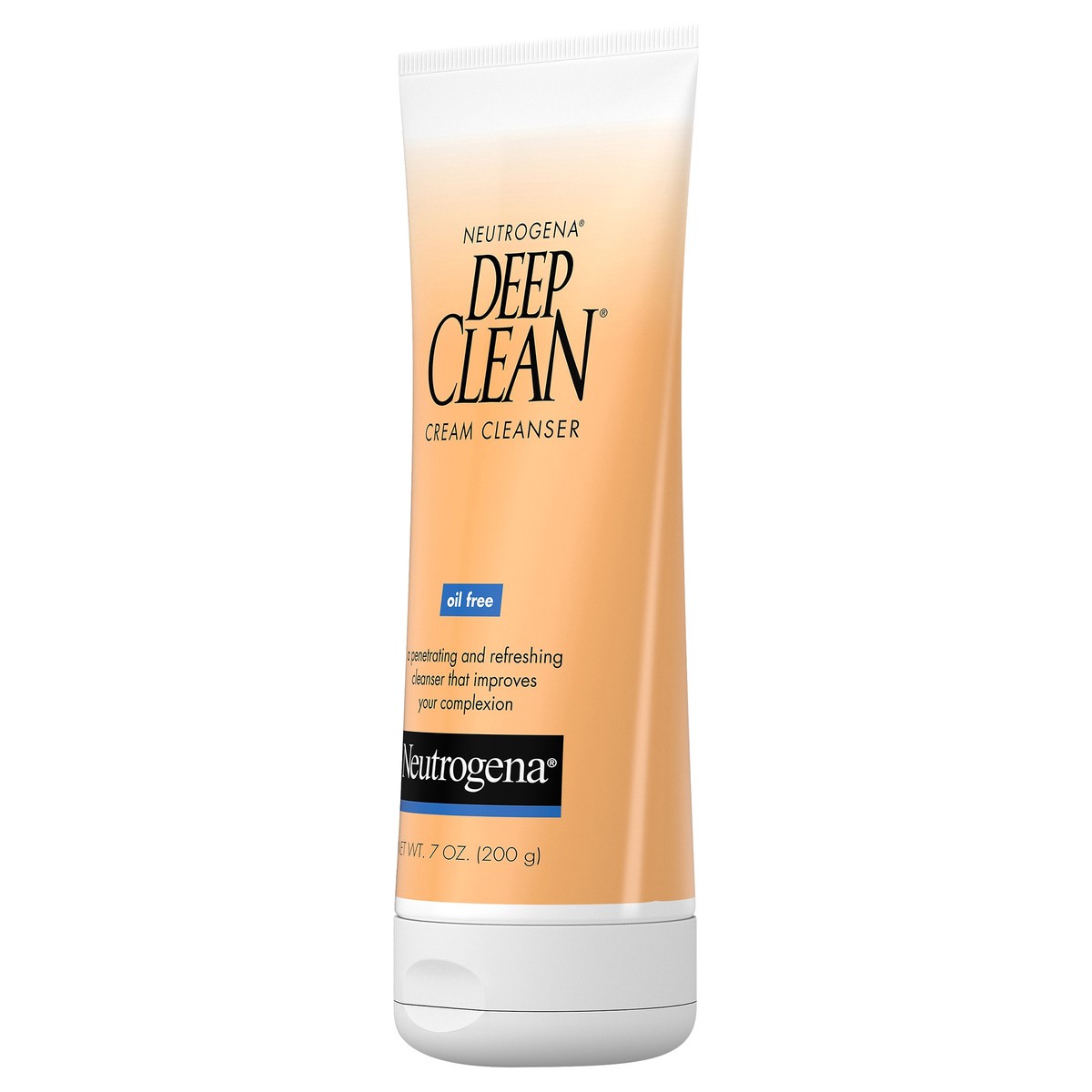 slide 6 of 7, Neutrogena Deep Clean Daily Facial Cream Cleanser with Beta Hydroxy Acid to Remove Dirt, Oil & Makeup, Alcohol-Free, Oil-Free & Non-Comedogenic, 7 fl. oz, 7 oz