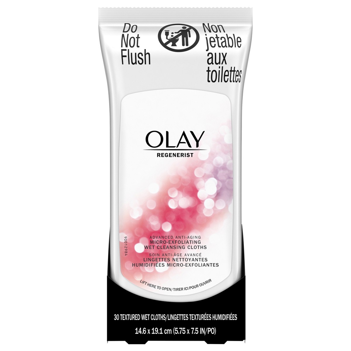 slide 1 of 66, Olay Regenerist Micro-Exfoliating Wet Cleansing Cloths, 30 Count, 30 ct