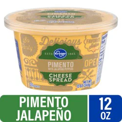Kroger Pimento With Jalapeno Peppers Cheese Spread