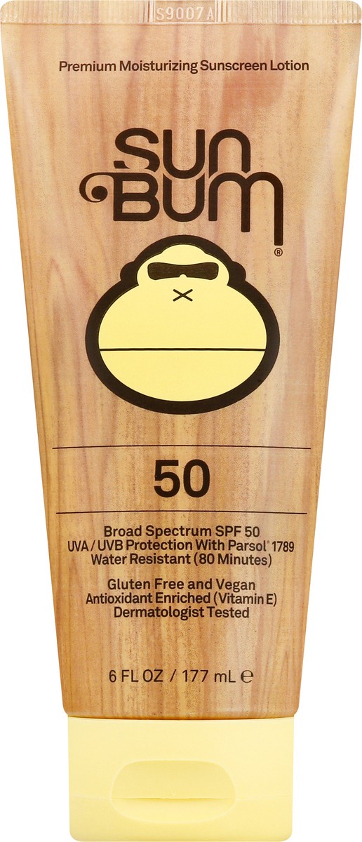 slide 1 of 4, Sun Bum Broad Spectrum SPF 50 Moisturizing Sunscreen Lotion 6 oz, 6 fl oz