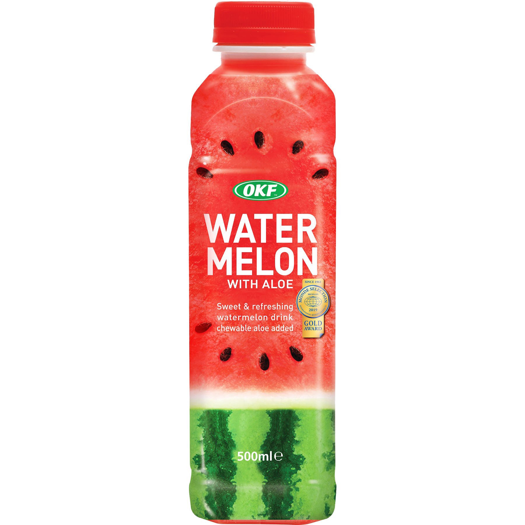slide 1 of 1, OKF Watermelon with Aloe Drink - 16.9 fl oz, 16.9 fl oz