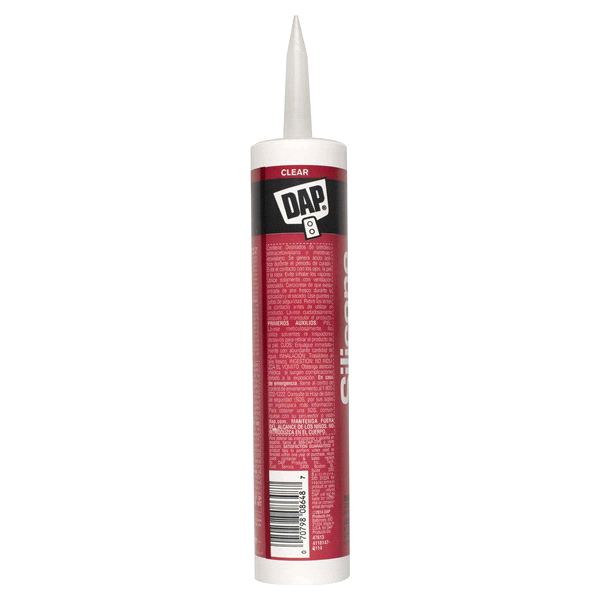 slide 3 of 9, DAP Kitchen & Bath 100% Silicone Rubber Sealant - Clear, 9.8 fl oz