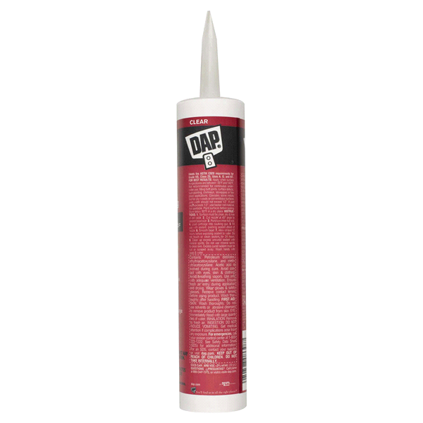 slide 4 of 9, DAP Kitchen & Bath 100% Silicone Rubber Sealant - Clear, 9.8 fl oz