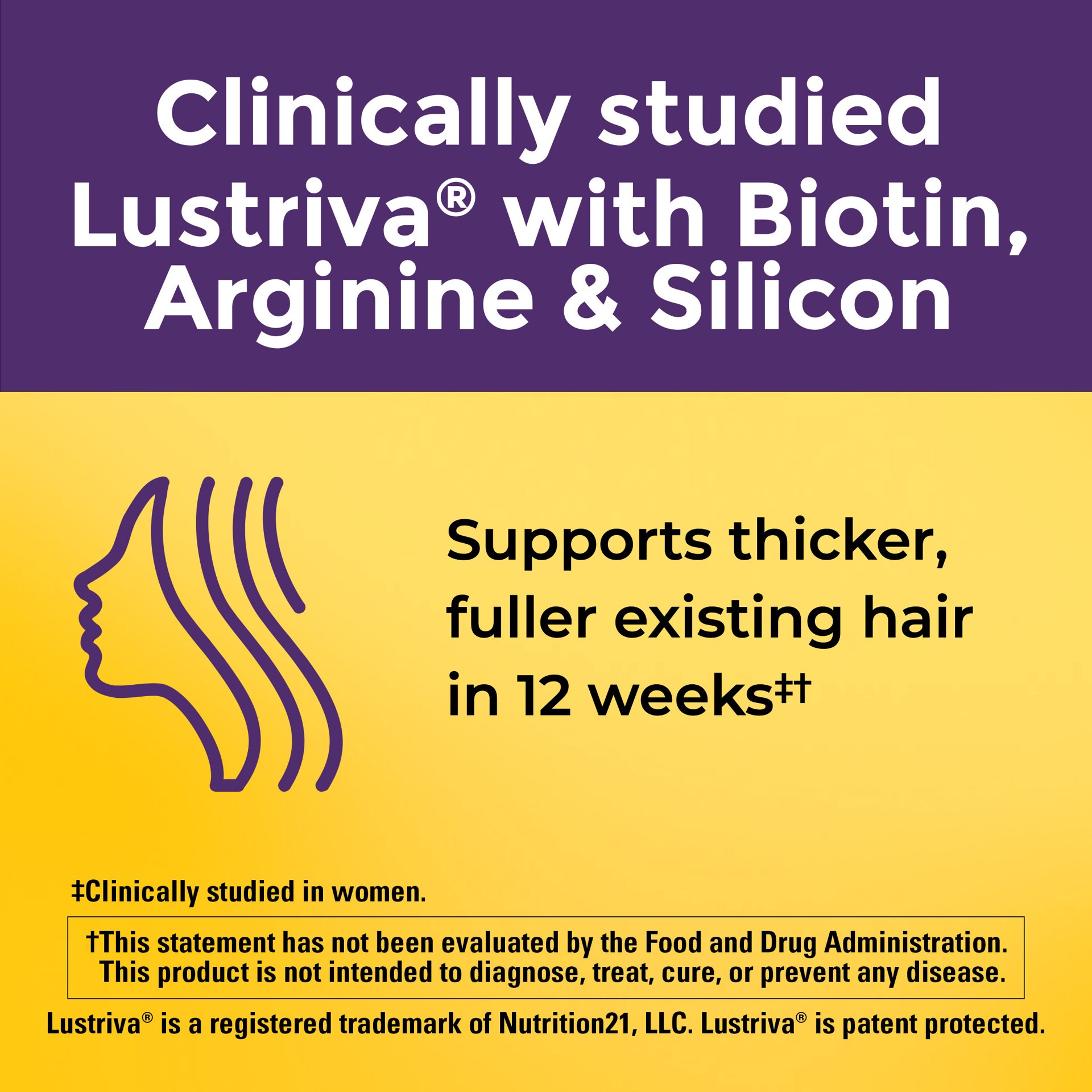 slide 7 of 8, Nature Made Hair Growth Softgels, Lustriva, Biotin, Vitamin C & A, 30 Count, 30 ct