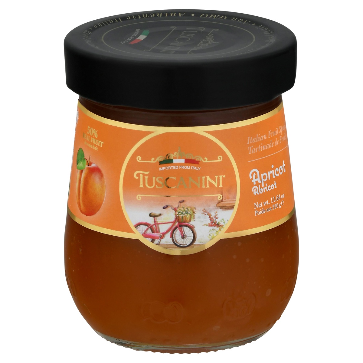 slide 1 of 1, Tuscanini Italian Apricot Fruit Spread 11.64 oz, 11.64 oz