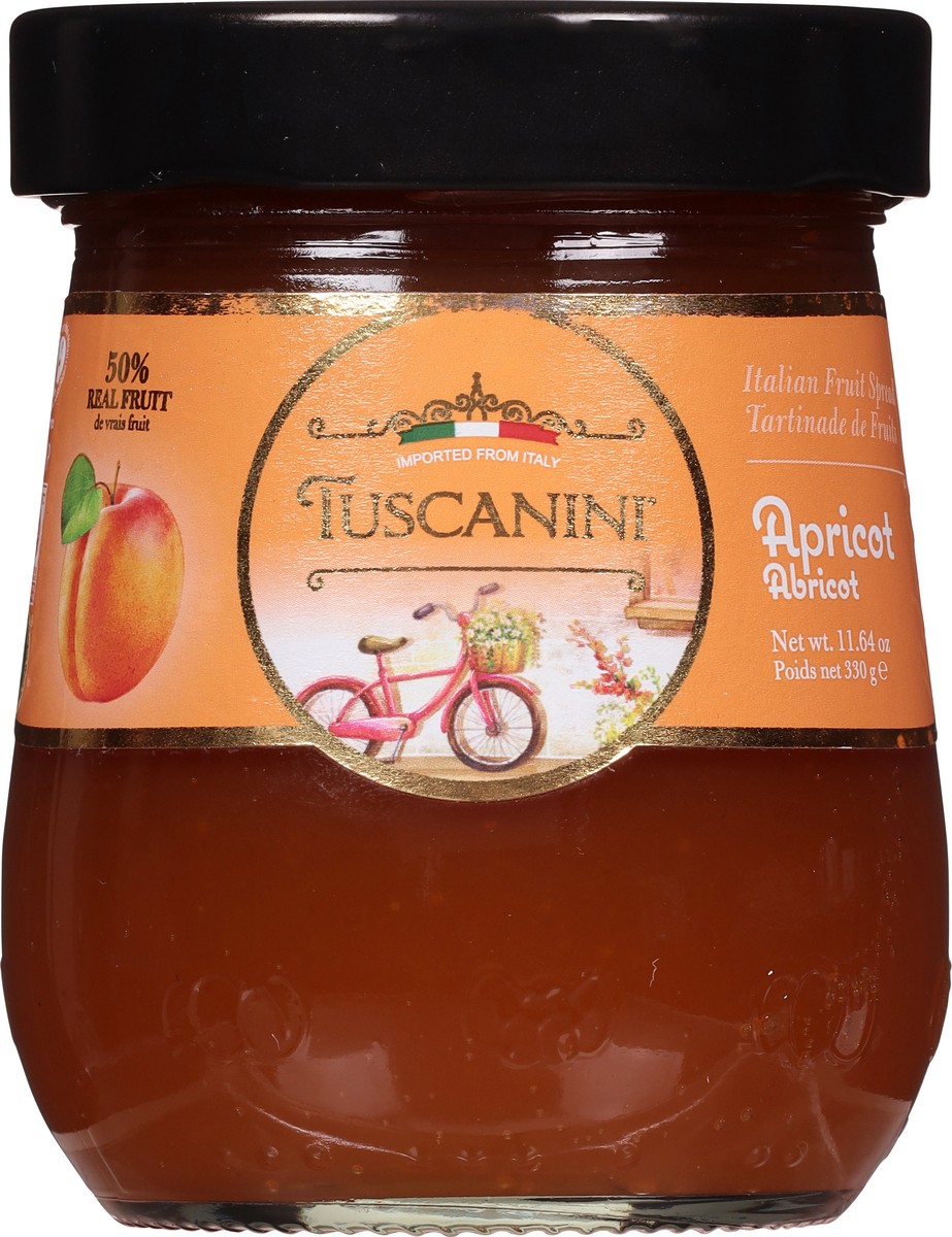 slide 4 of 9, Tuscanini Italian Apricot Fruit Spread 11.64 oz, 11.64 oz