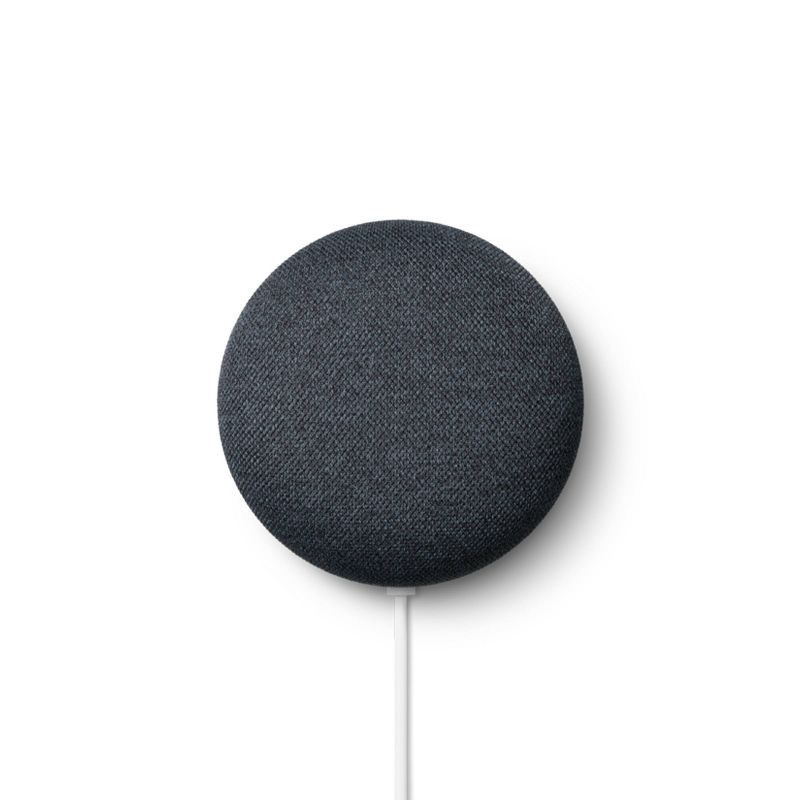 slide 3 of 6, Google Nest Mini (2nd Generation) - Charcoal, 1 ct