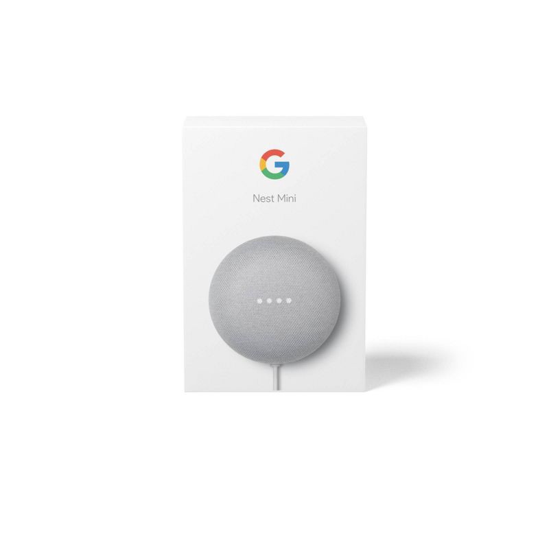slide 6 of 6, Google Nest Mini (2nd Generation) - Chalk, 1 ct