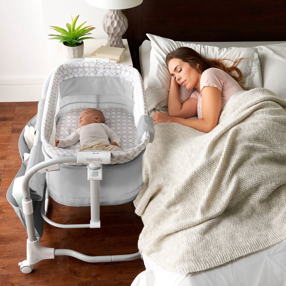 slide 3 of 13, Ingenuity Dream & Grow Bedside Bassinet - Dalton - 207.52oz, 207.52 oz