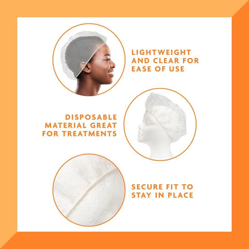 slide 3 of 5, Cantu Jumbo Disposable Conditioning Caps - 20ct, 20 ct