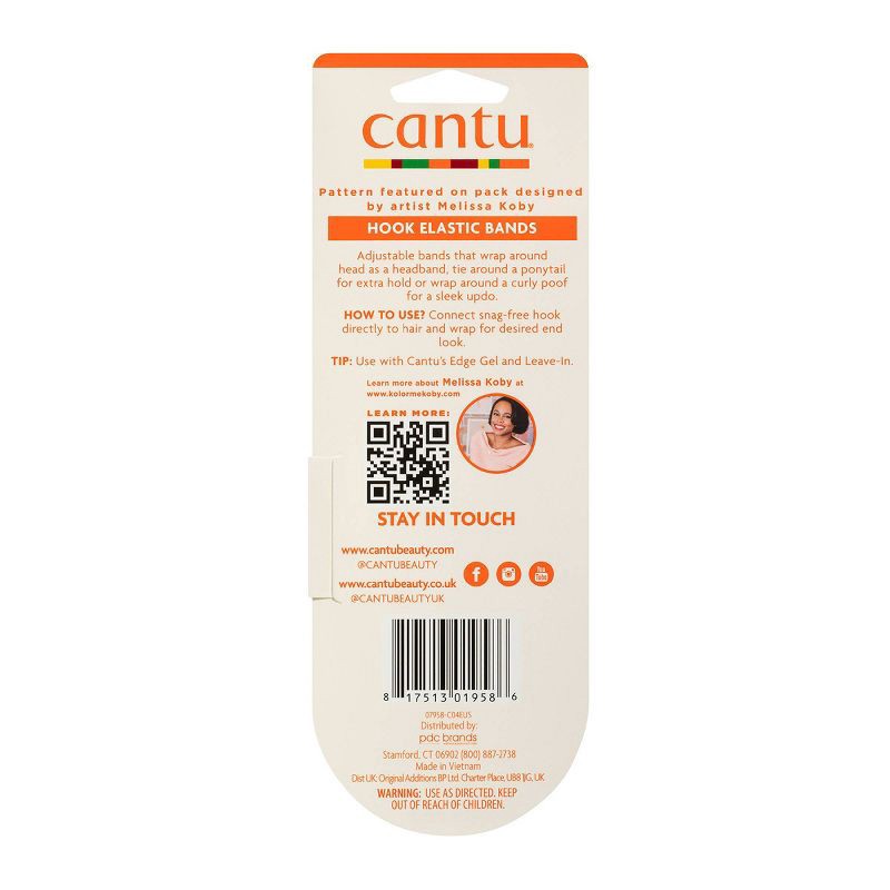 slide 6 of 6, Cantu Hook Elastic Headbands - 3ct, 3 ct