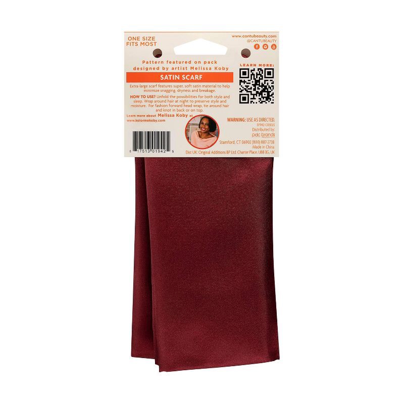 slide 5 of 5, Cantu Satin Sleep Solid Scarf - 1ct, 1 ct