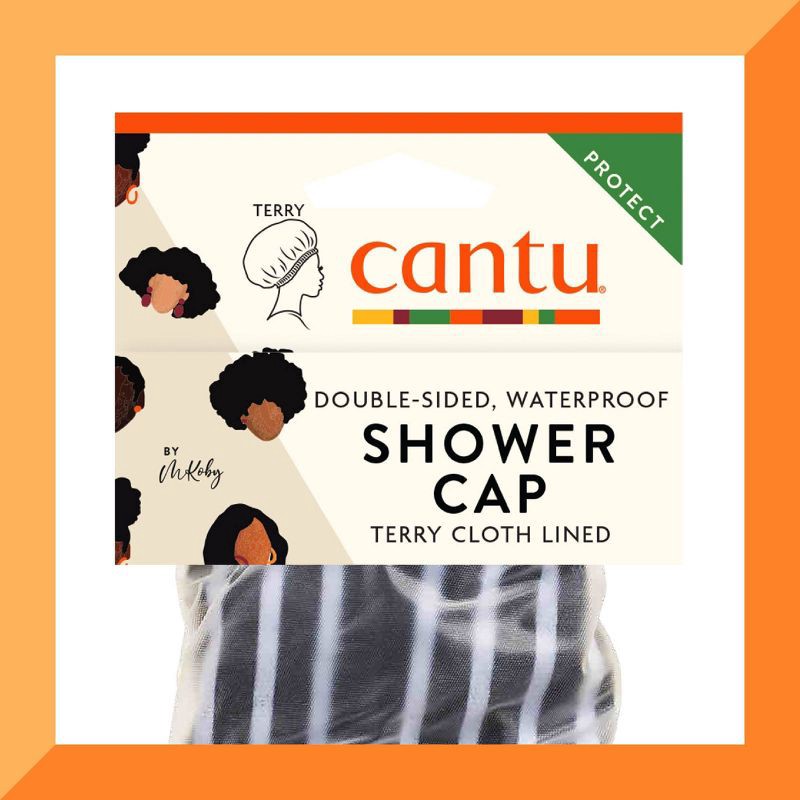 slide 4 of 5, Cantu Cloth Terry Lined Shower Cap - 1ct, 1 ct