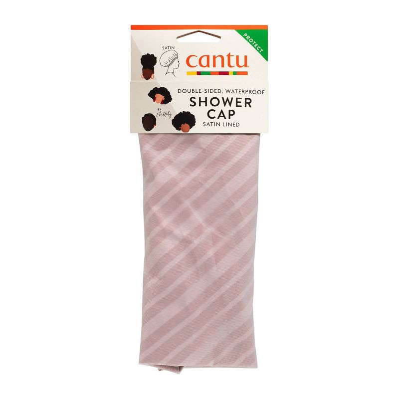 slide 1 of 5, Cantu Satin Lined Shower Cap - 1ct, 1 ct