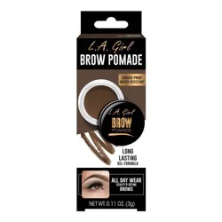 L.A. Girl Brow Pomade - Soft Brown - 0.11oz: Eyebrow Enhancer, Gel Formula, Single Container