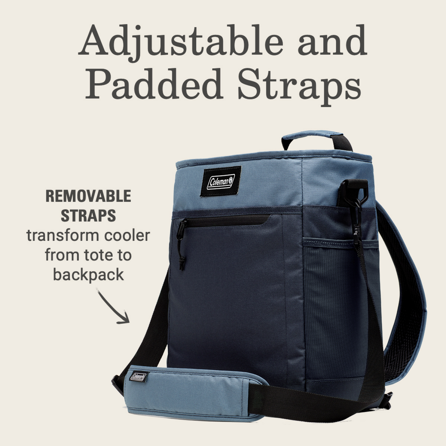 slide 4 of 7, Coleman TranslatR 16-Can Convertible Totepack Soft Cooler Bag, 1 ct