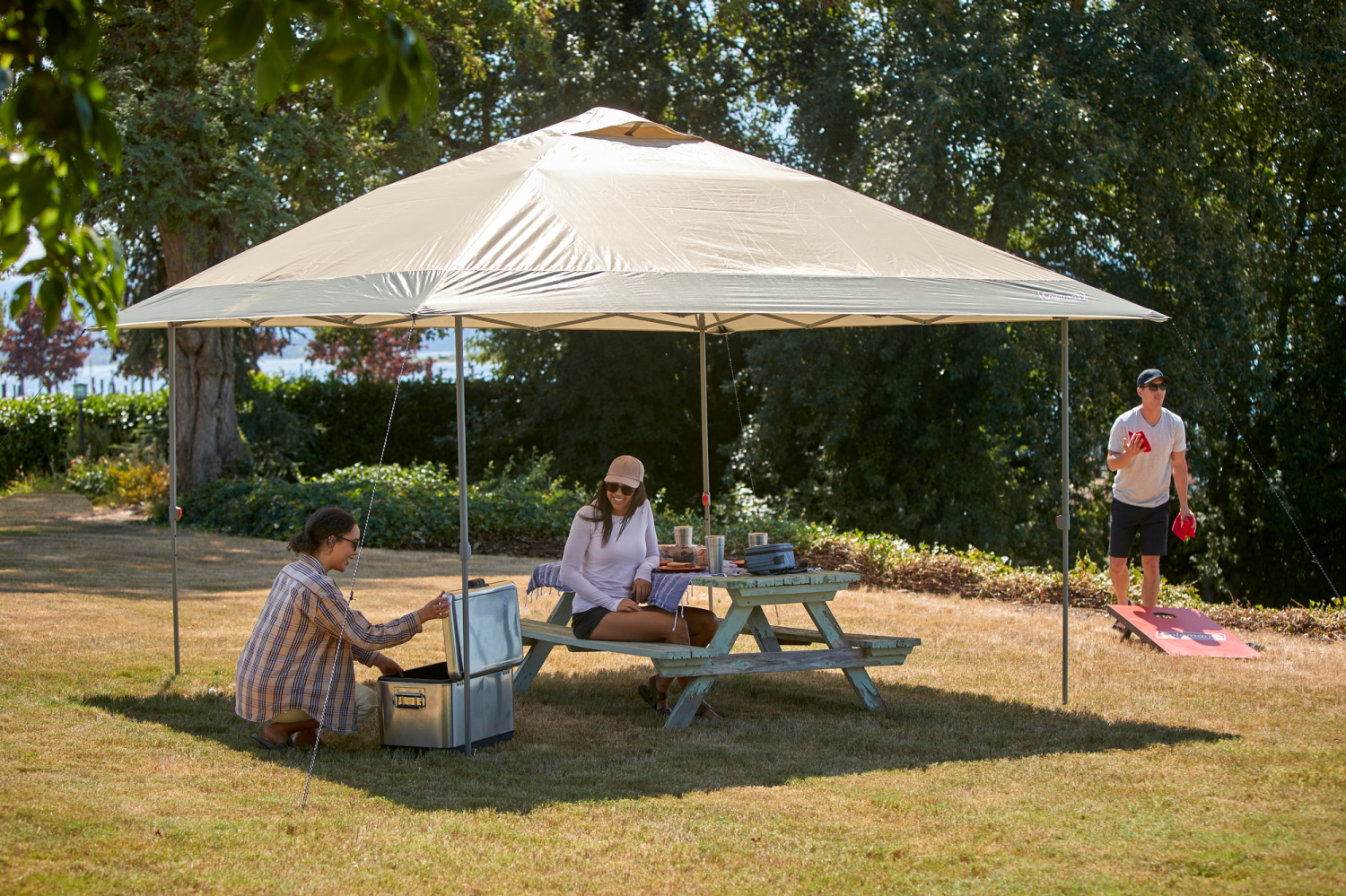 slide 7 of 8, Coleman OASIS 13 x 13 Canopy, 13 x 13 