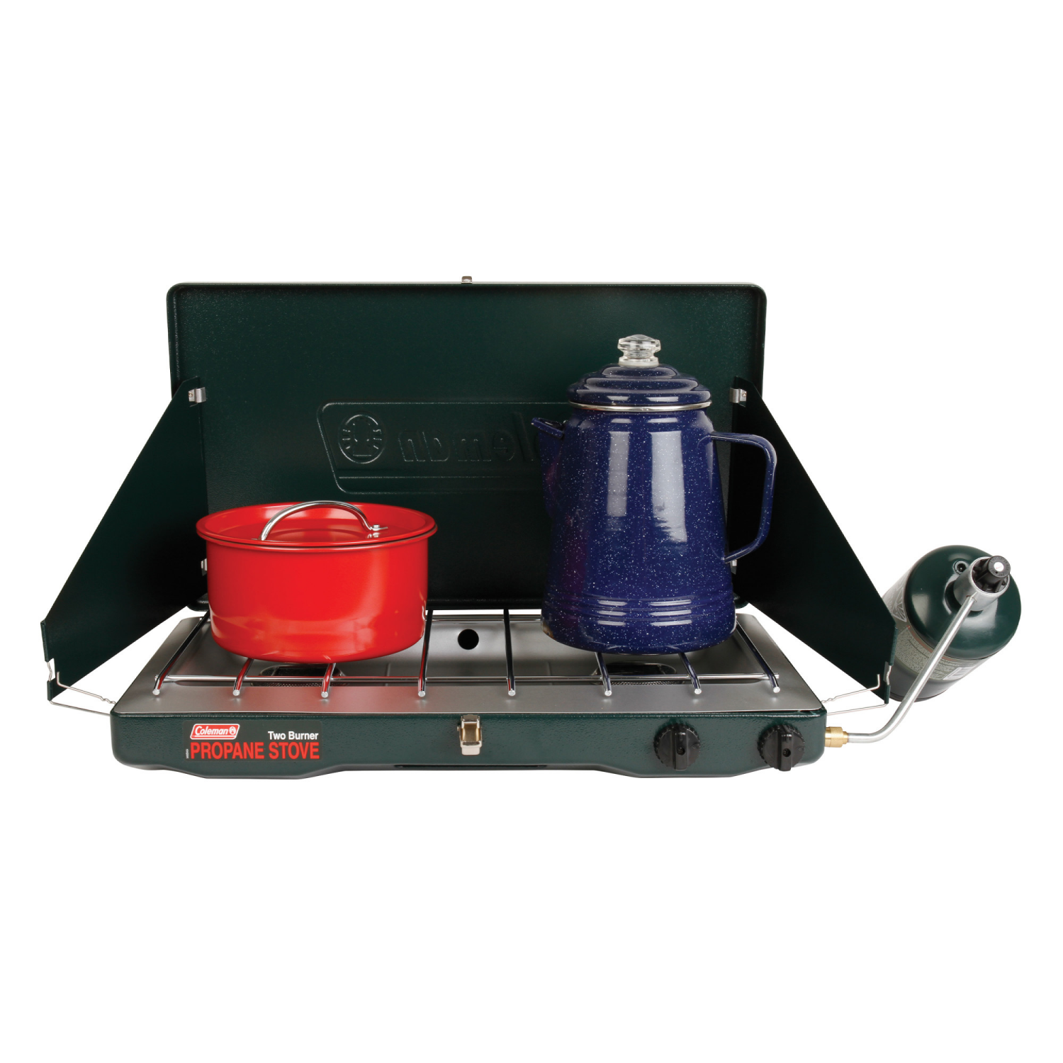 slide 3 of 5, Coleman Classic Propane Gas Camping Stove, 2 Burner, 1 ct