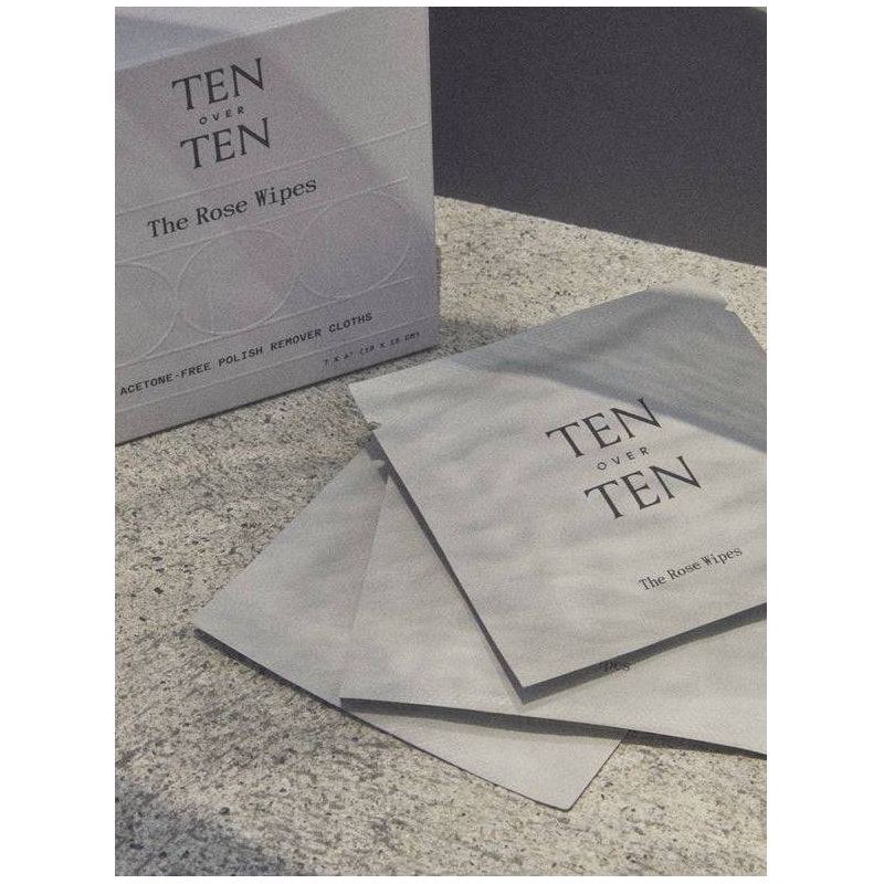 slide 3 of 3, tenoverten The Rose Nail Polish Remover Wipes - 8 ct, 8 ct