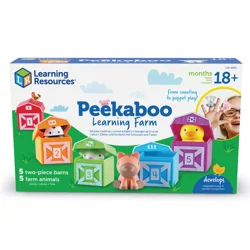 Learning Resources Peakaboo Learning Farm Toy Playset