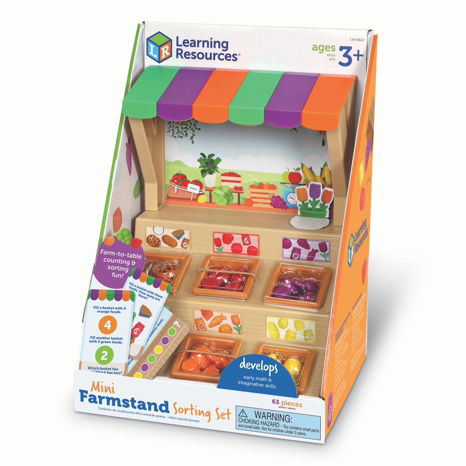 slide 1 of 1, Mini Farmstand Sorting Set, 1 ct
