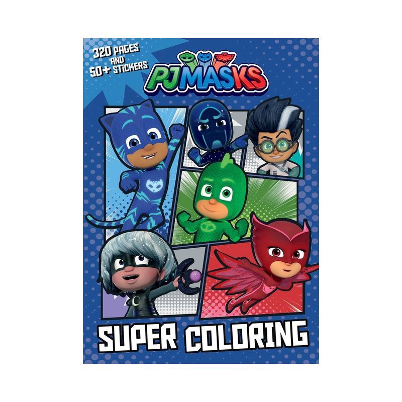 slide 1 of 1, Studio Fun Pj Masks Super Coloring - by PJ Masks (Paperback), 1 ct