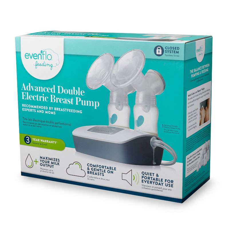 slide 14 of 14, Evenflo Advanced Double Electric Breast Pump, 1 ct