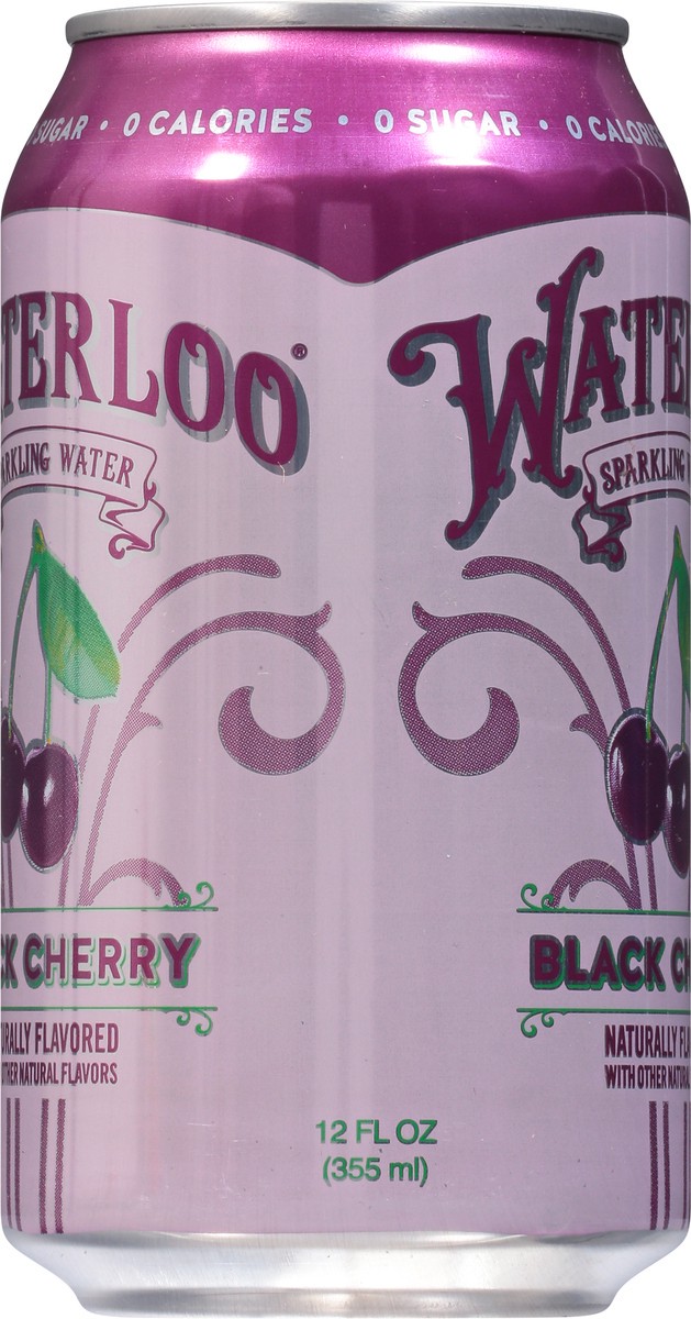 slide 8 of 9, Waterloo Black Cherry Sparkling Water - 12 oz, 12 oz