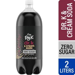 Kroger® Big K® Zero Sugar Dr. K and Cream Soda Bottle