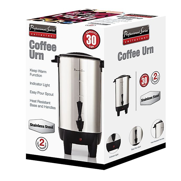 slide 6 of 8, Professional Series 30-Cup Coffee Urn Stainless Steel, 1 ct