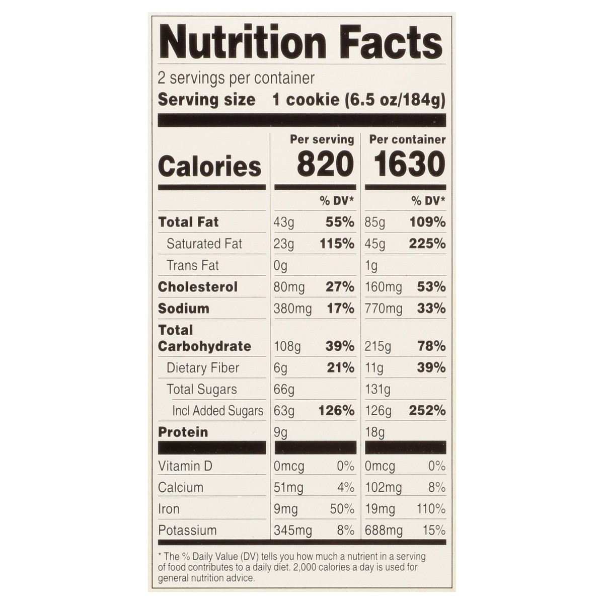 slide 12 of 17, Crav'n Flavor Lava Cookies, Molten Chocolate Chip 2Ct, 13 oz