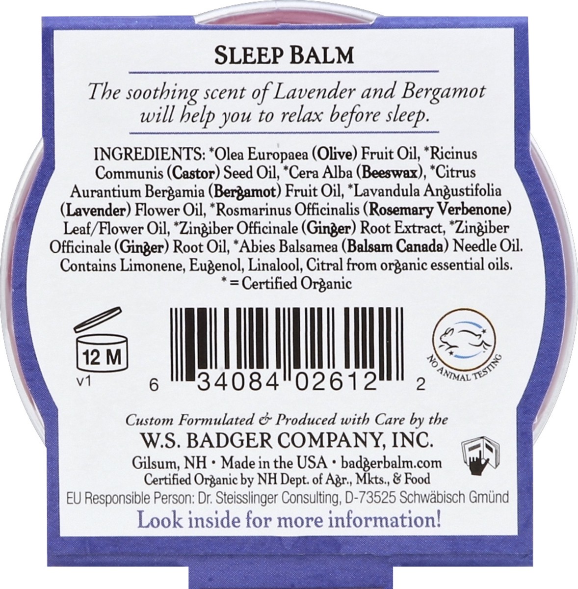 slide 3 of 5, Badger Sleep Balm 0.75 oz, 0.75 oz