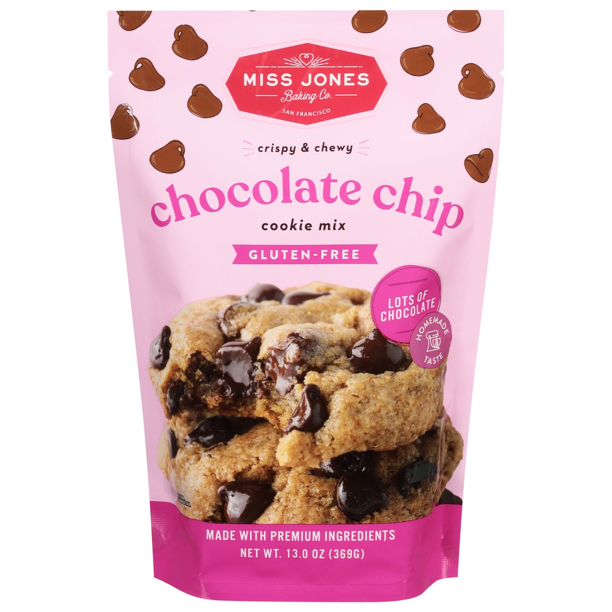 slide 1 of 13, Miss Jones Baking Co. Gluten-Free Chocolate Chip Cookie Mix 13.0 oz, 13 oz