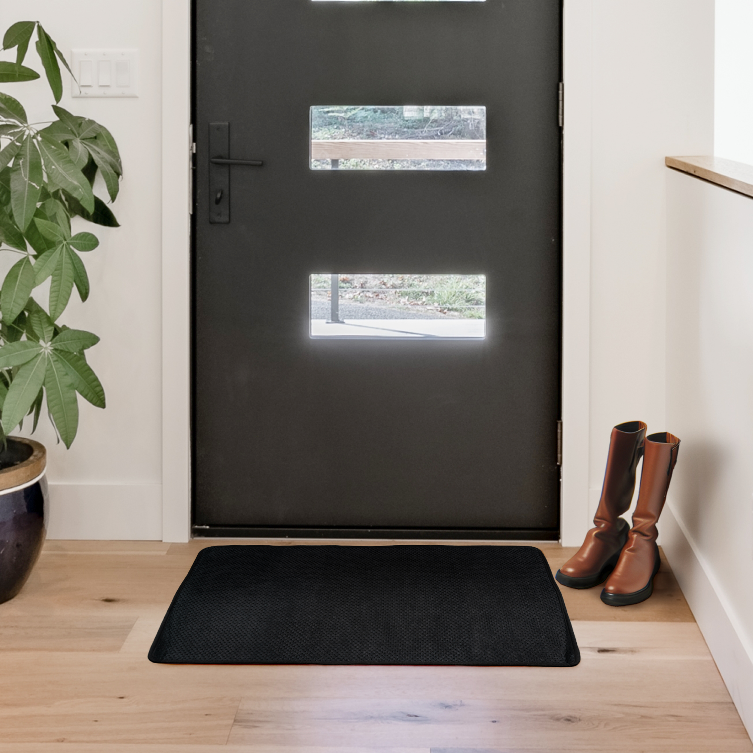 slide 4 of 6, Gertmenian Boot Mat, 16 in x 32 in, Black, 16 x 32 