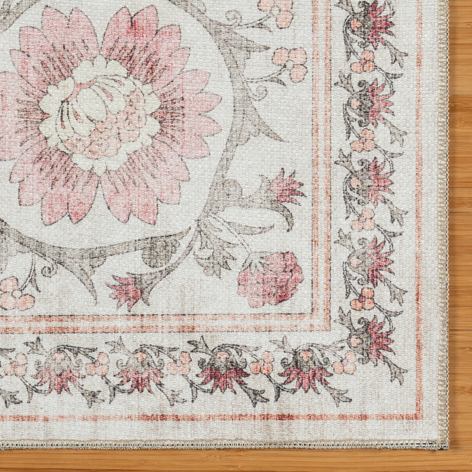 slide 5 of 6, Gertmenian Zavier Maren Washable Scatter Rug, 30x45, Ivory, 1 ct