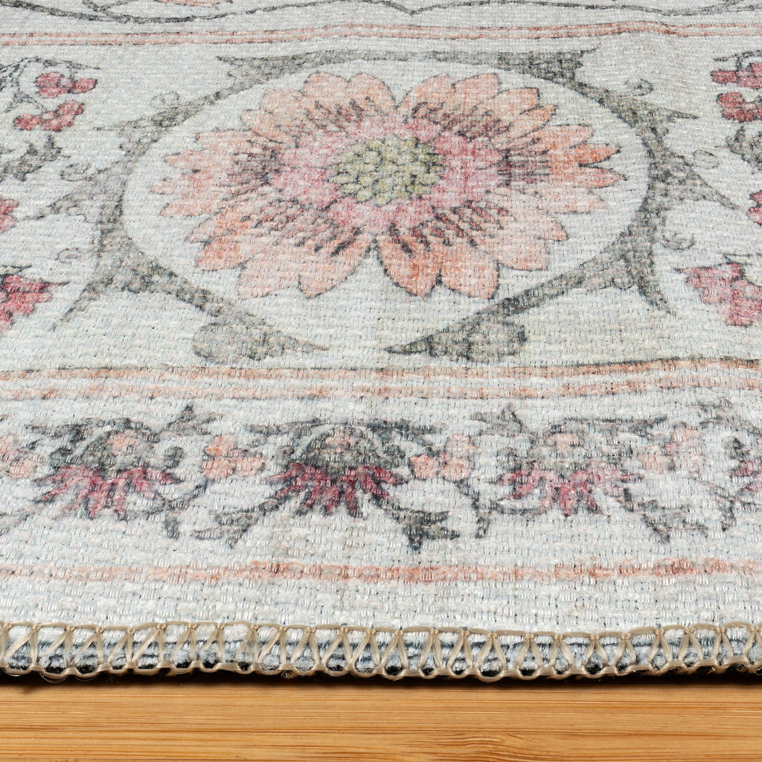 slide 6 of 6, Gertmenian Zavier Maren Washable Runner, 26x72, Ivory, 1 ct