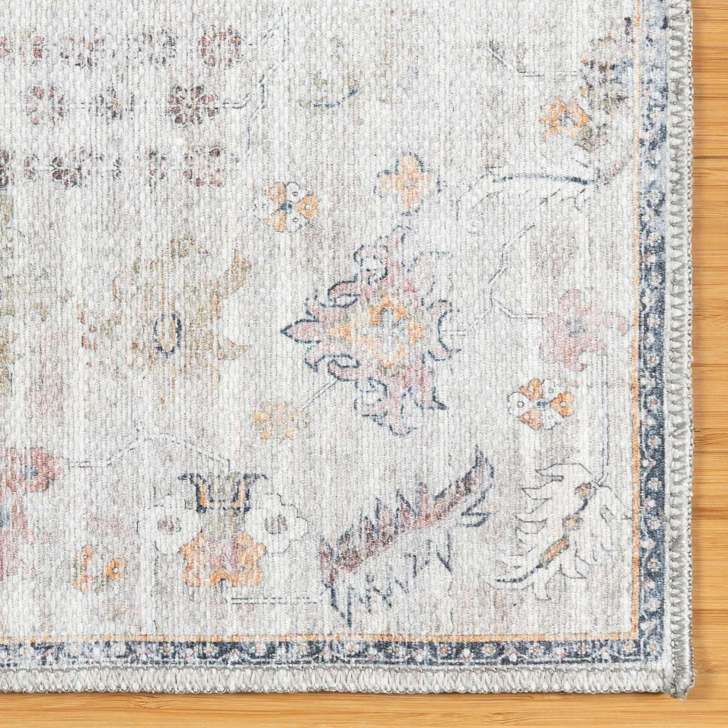 slide 4 of 4, Gertmenian Zavier Sarouk Washable Scatter Rug, 30x45, Beige, 1 ct