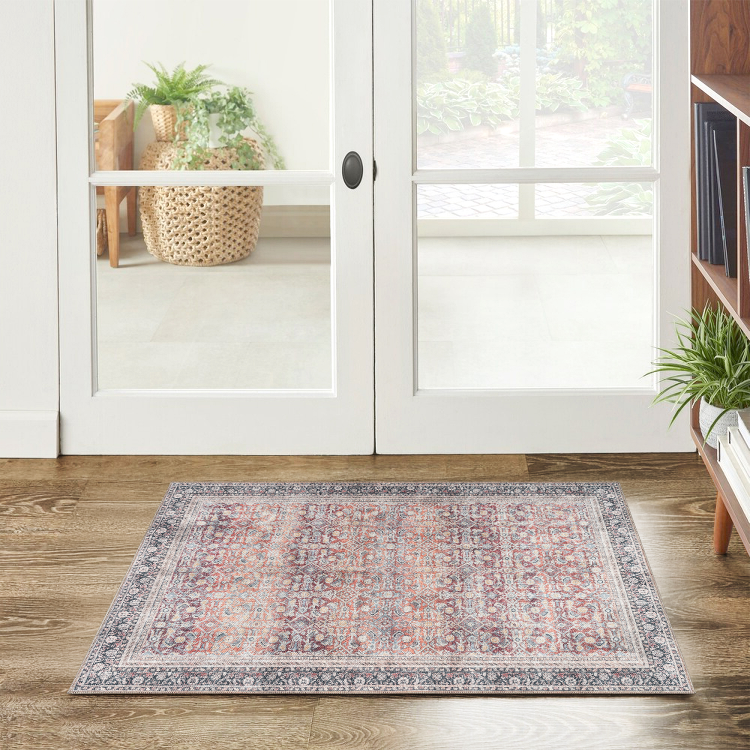 slide 3 of 4, Gertmenian Zavier Abstract Washable Scatter Rug, 20x32, Gray, 1 ct