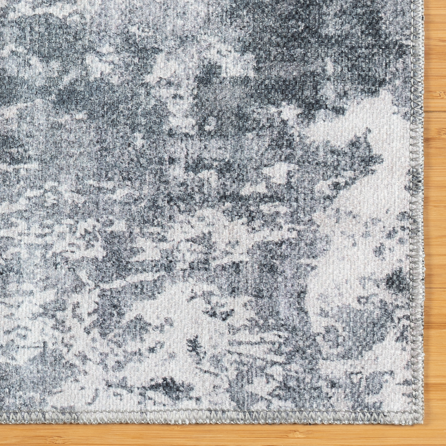 slide 4 of 4, Gertmenian Zavier Abstract Washable Scatter Rug, 20x32, Gray, 1 ct