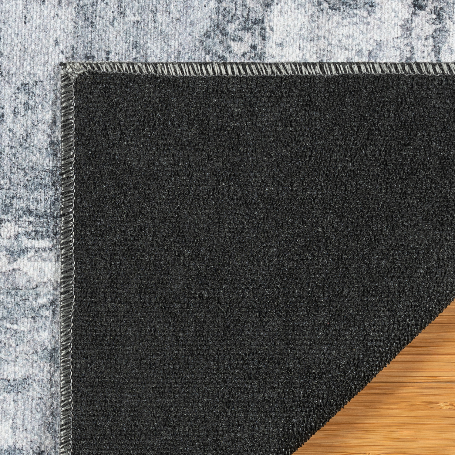 slide 2 of 4, Gertmenian Zavier Abstract Washable Runner, 26x72, Gray, 1 ct